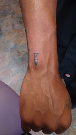 King of hearts tatto done y Nick